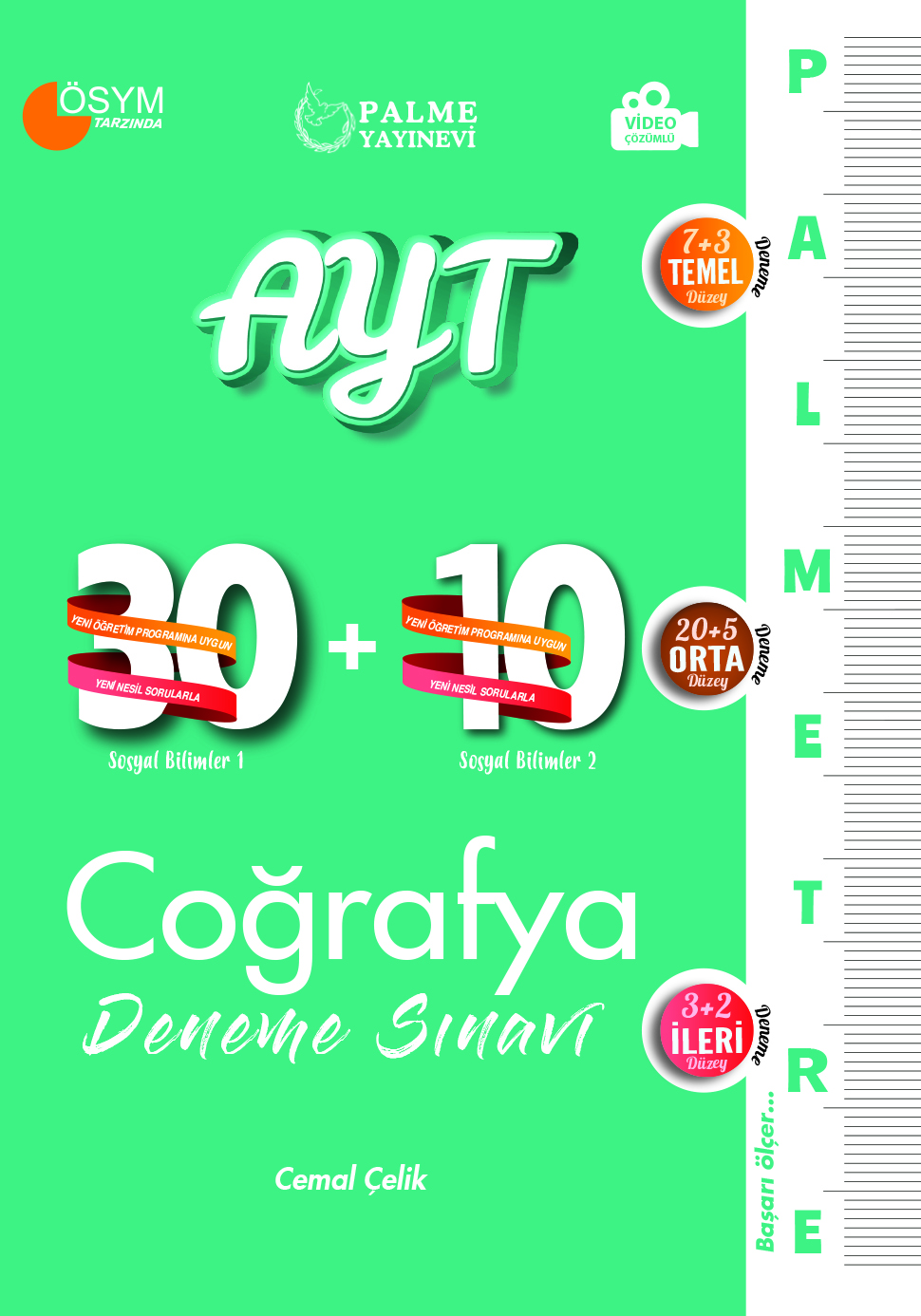 AYT Palmetre Coğrafya 30+10 Deneme Sınavı kapak görseli